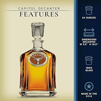Amazon.com | University of Texas Longhorns Capitol Decanter